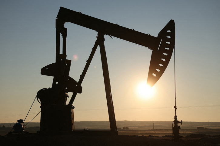 Un pozo de petróleo en Siria, el pasado 21 de enero.