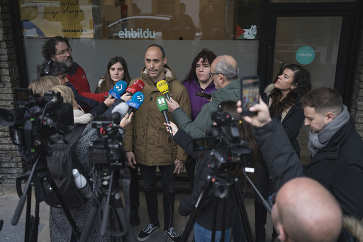 Mikel Bildosola, portavoz de EH Bildu en el Ayuntamiento de Getxo, ha dado a conocer su propuesta.