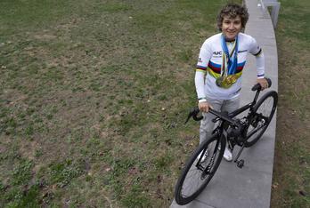 Paula Ostiz, mejor deportista femenina de Nafarroa de 2025.