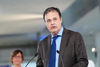 Alberto Martínez, consejero de Sanidad del Gobierno de Lakua, que ha acusado a Ubera de tergiversar una conversación entre ambos.