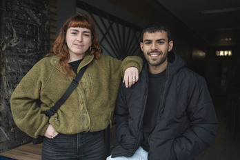 Izpine Bidaurrazaga eta Joseba Ugalde.