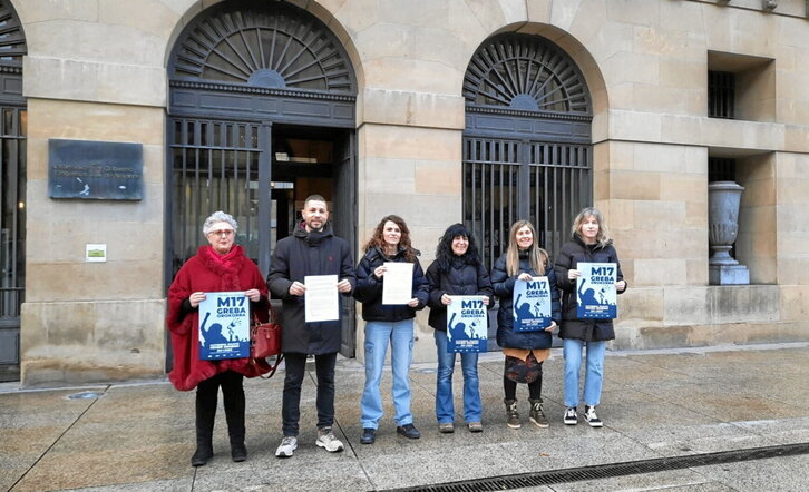 Sindikatuek atzo erregistratu zuten greba Nafarroan.