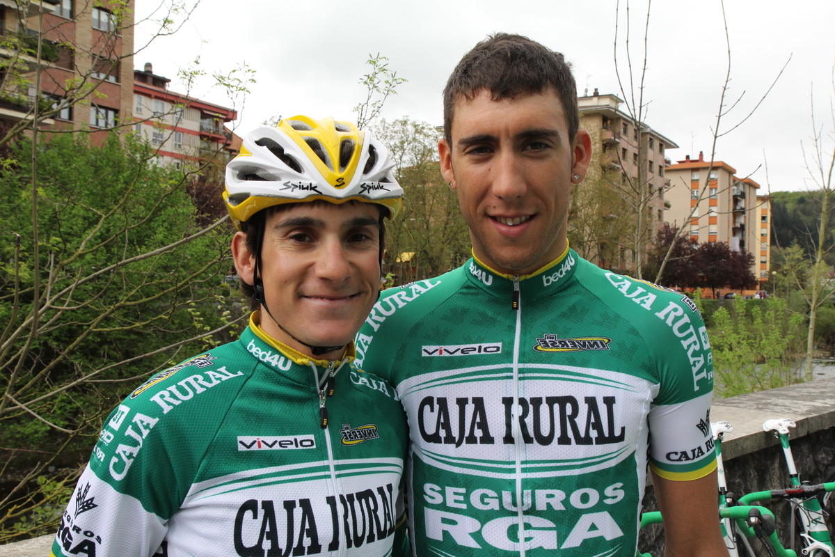Amets Txurruka y Omar Fraile, en la Itzulia 2014. (Gotzon Aranburu / FOKU)