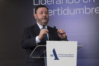 Juan Antonio Sánchez, presidente de la patronal SEA, que ha realizado la encuesta.