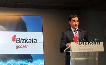 Imanol Pradales, en su época de diputado foral en Bizkaia.