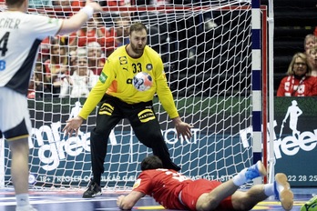 El guardameta Andreas Wolff ha amargado la semifinal a Croacia.