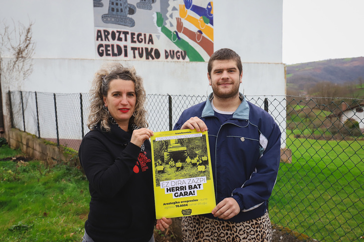 Diru-bilketaren kanpainaren aurkezpena.