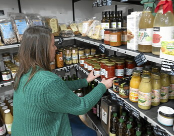 Labore Txingudiko denda.