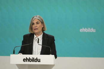 Imagen de archivo de la secretaria de Programa de EH Bildu, Nerea Kortajarena.