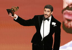 Bad Bunny, en un momento de la gala celebrada en Los Ángeles.