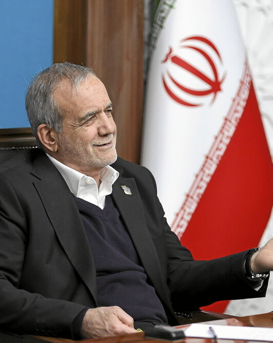 El presidente iraní, Masud Pezeshkian.