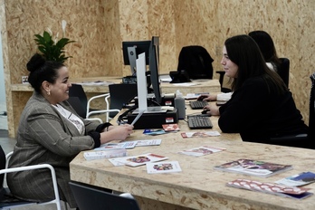 Imagen de archivo de una oficina de Harreragune.