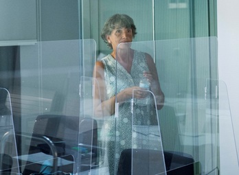 Iparragirre, en la ‘pecera’ de la Audiencia Nacional en 2020.