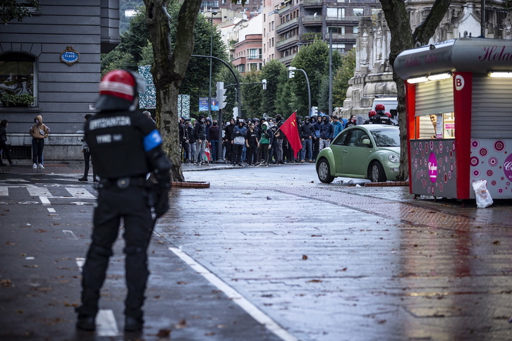 Imagen de la protesta contra el mitin de Vox en 2019.