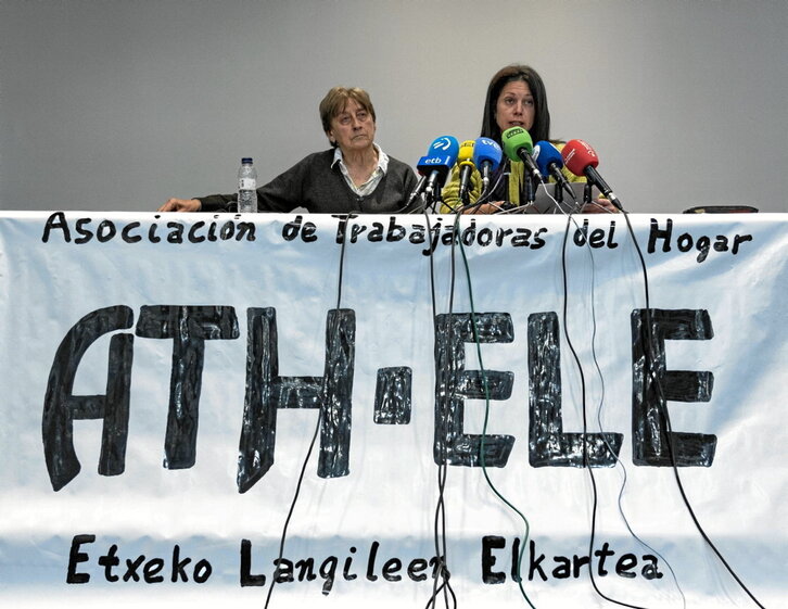 La asociación ATH-ELE presentó el informe sobre la situación de las trabajadoras del hogar.