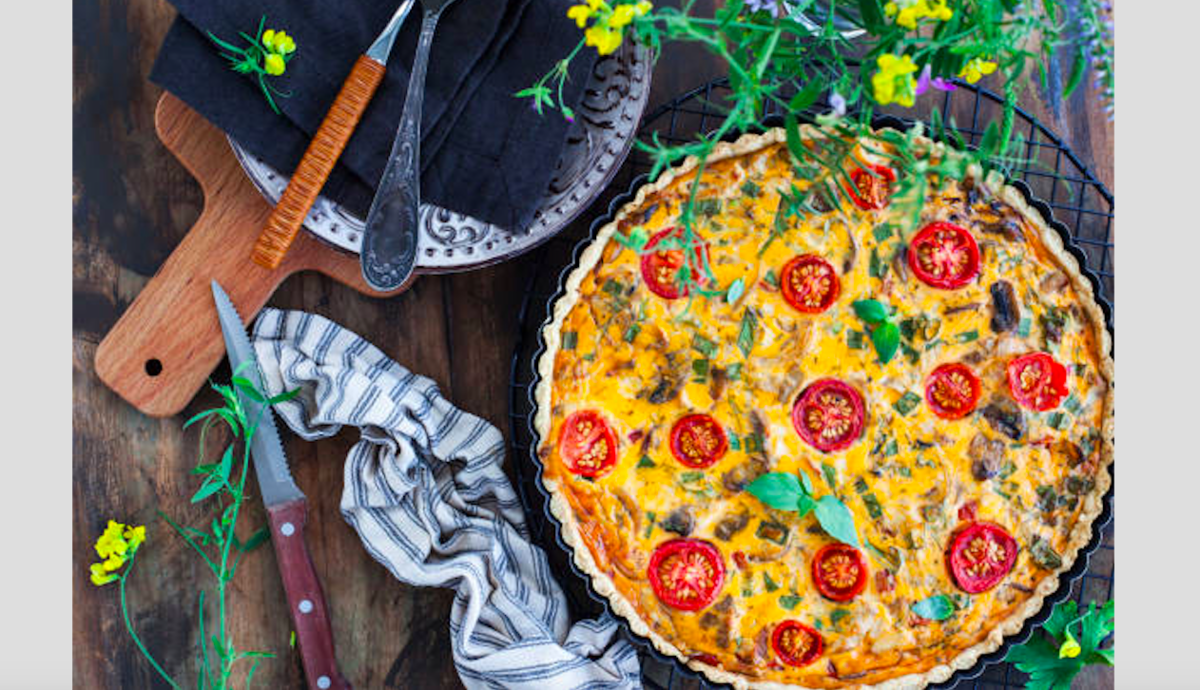 Orburu, urdaiazpiko, tomate eta gazta tarta