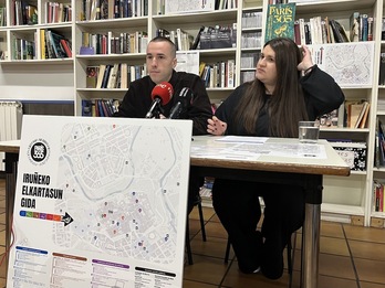 Urabaien y Arnedo, en la presentación de la guía solidaria que ha elaborado París 365.