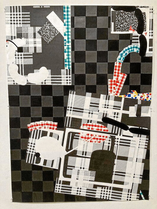 Obra de la exposición «Garrapata», de la artista Abigail Lazkoz, que se puede ver en la  galería bilbaina Espacio Marzana hasta el próximo 27 de febrero.