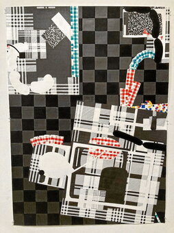 Obra de la exposición «Garrapata», de la artista Abigail Lazkoz, que se puede ver en la  galería bilbaina Espacio Marzana hasta el próximo 27 de febrero.