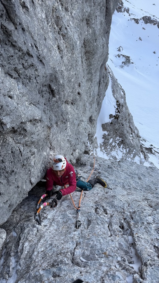 Fay Manners sokaburu 'Elles aussi' bidearen luze batean.