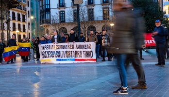 Donostian ostiral honetan egindako elkarretaratzea.