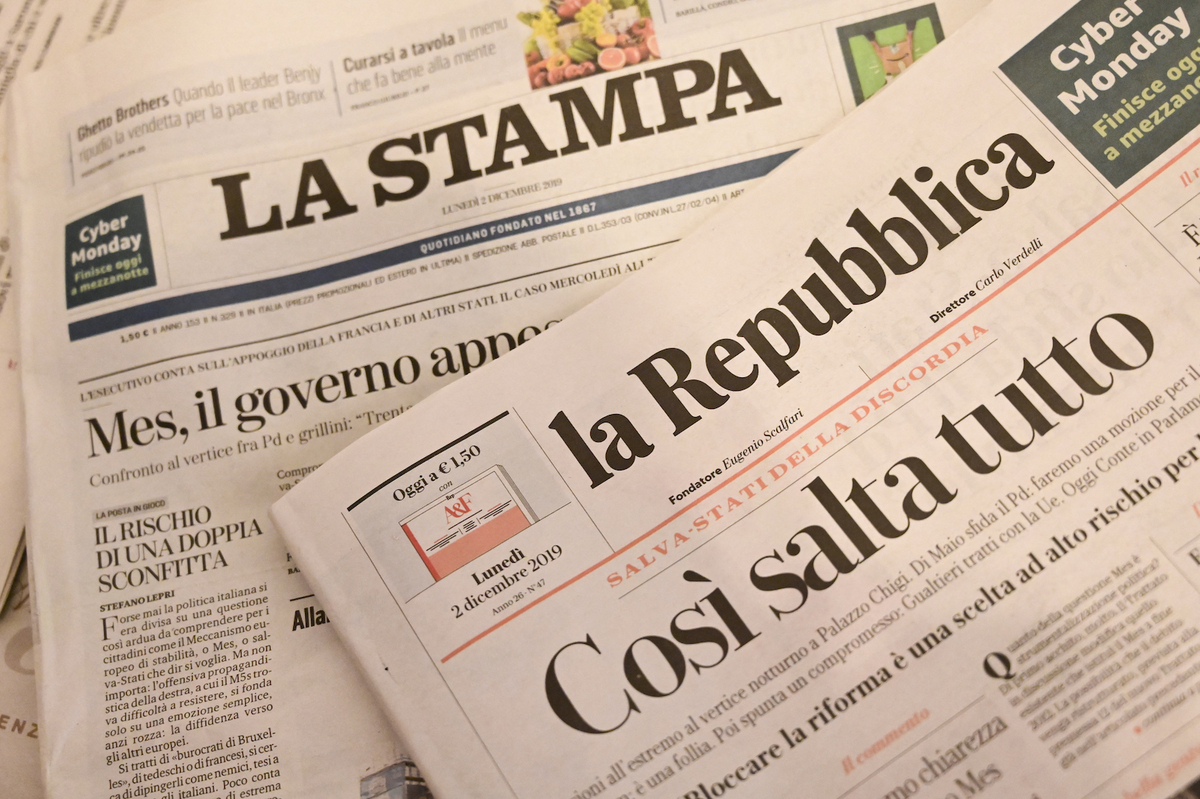 Los periodistas de ‘La Repubblica’, en huelga ante el riesgo de venta a un millonario trumpista