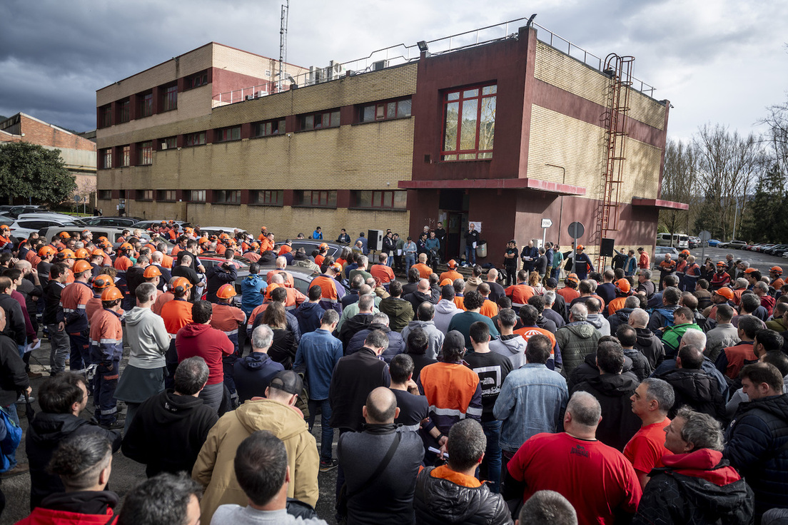 Asamblea de Tubos Reunidos, celebrada este martes en Amurrio.