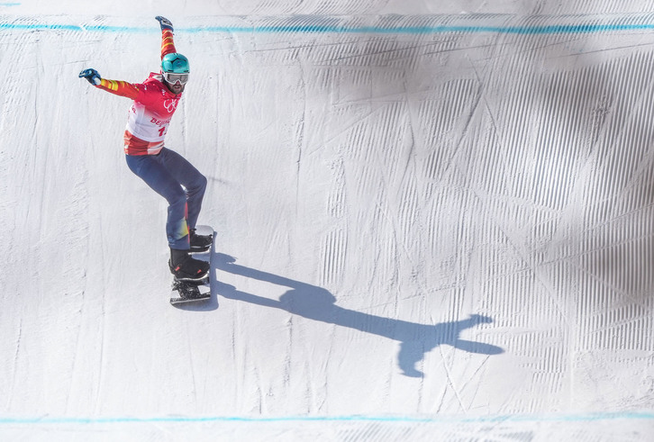 Lucas Eguibar ha superado sus molestias en el tobillo y compite con toda la ambición.