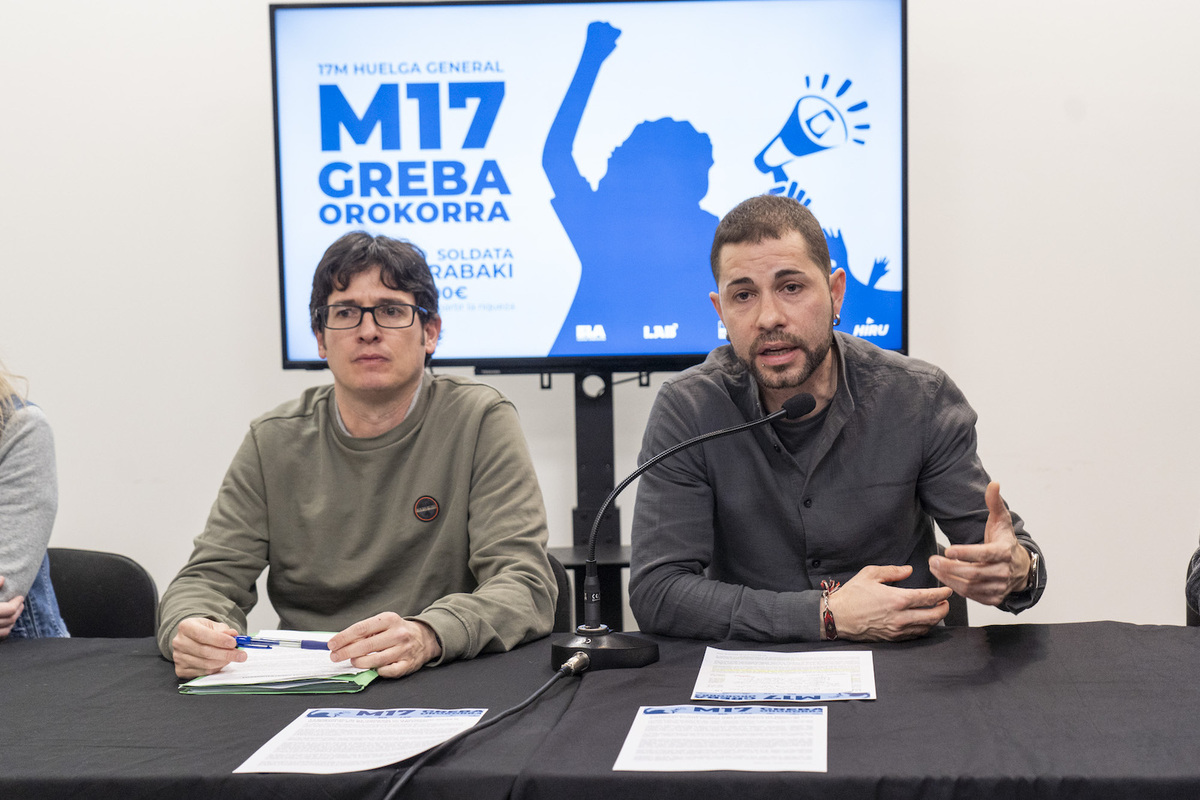 Sindicatos instan a los partidos a aprobar la proposición de ley por un SMI propio en Nafarroa