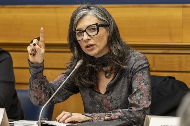 La relatora especial de la ONU para los Territorios Palestinos, Francesca Albanese.