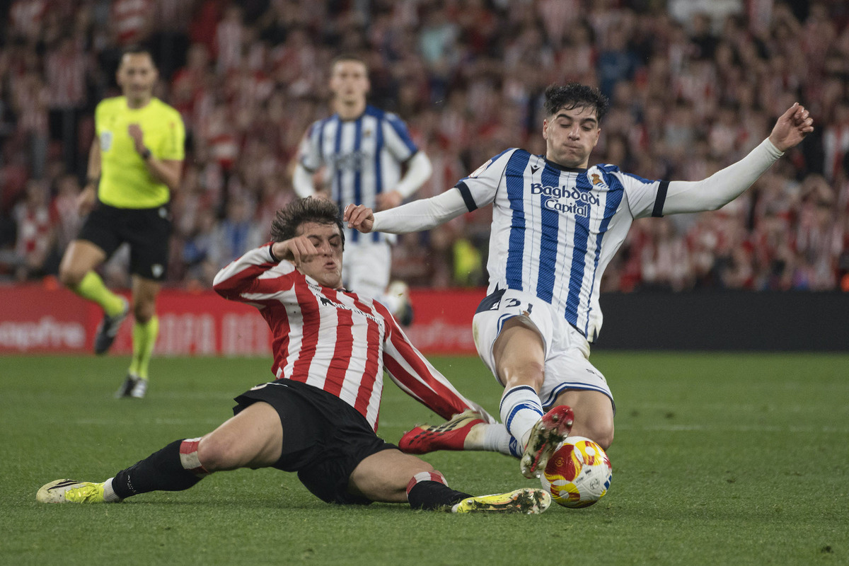 La Real asalta San Mamés y da el primer paso hacia la final de Sevilla (0-1)
