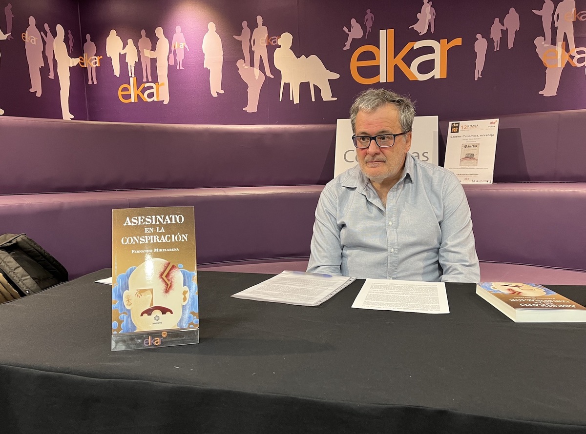 Un crimen real, detonante de la nueva novela de Mikelarena que recrea la convulsa Iruñea del 36