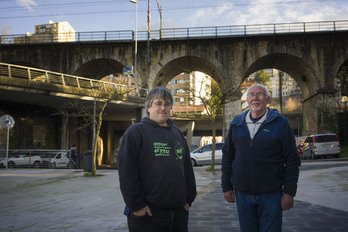 Manex Ralla y José Ámgel Apaolaza, portavoces de Herripe.