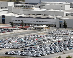 Imagen de archivo de la planta de Volkswagen.