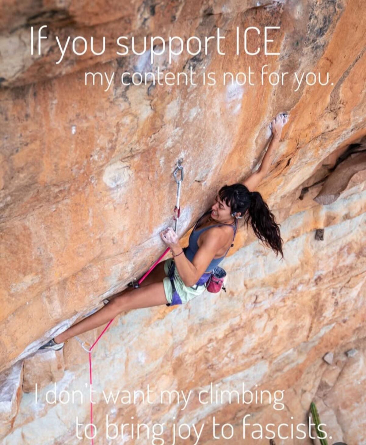 Eskaladaren komunitate estatubatuarra gogor azaldu da ICEren aurka