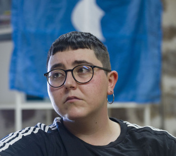 Irudian, Mijo Lizarzaburu filosofo eta militante transfeminista.
