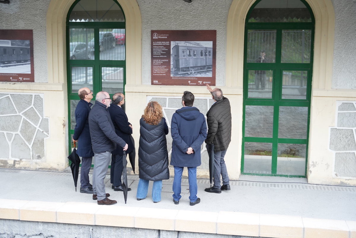 Concluye la primera fase para transformar parte de la estación de Lutxana en museo