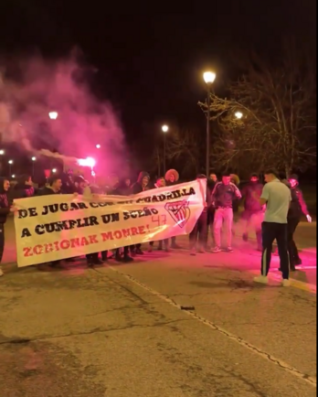 El emocionante recibimiento a Monreal en Zizur Nagusia