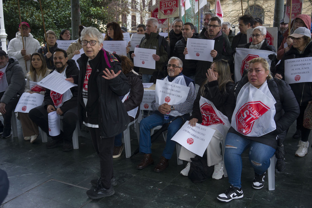 PP, Vox eta Juntsen jarrerarengatik Gipuzkoan zortzi familia kaleratuko dituztela salatu dute