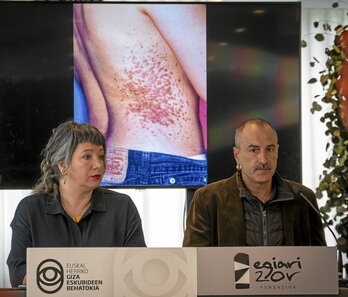 Comparecencia con el abogado de Sorzabal tras la sentencia absolutoria de la AN.