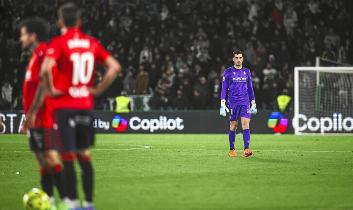 Sergio Herrera se lució ante el Elche y fue el gran héroe de la noche.