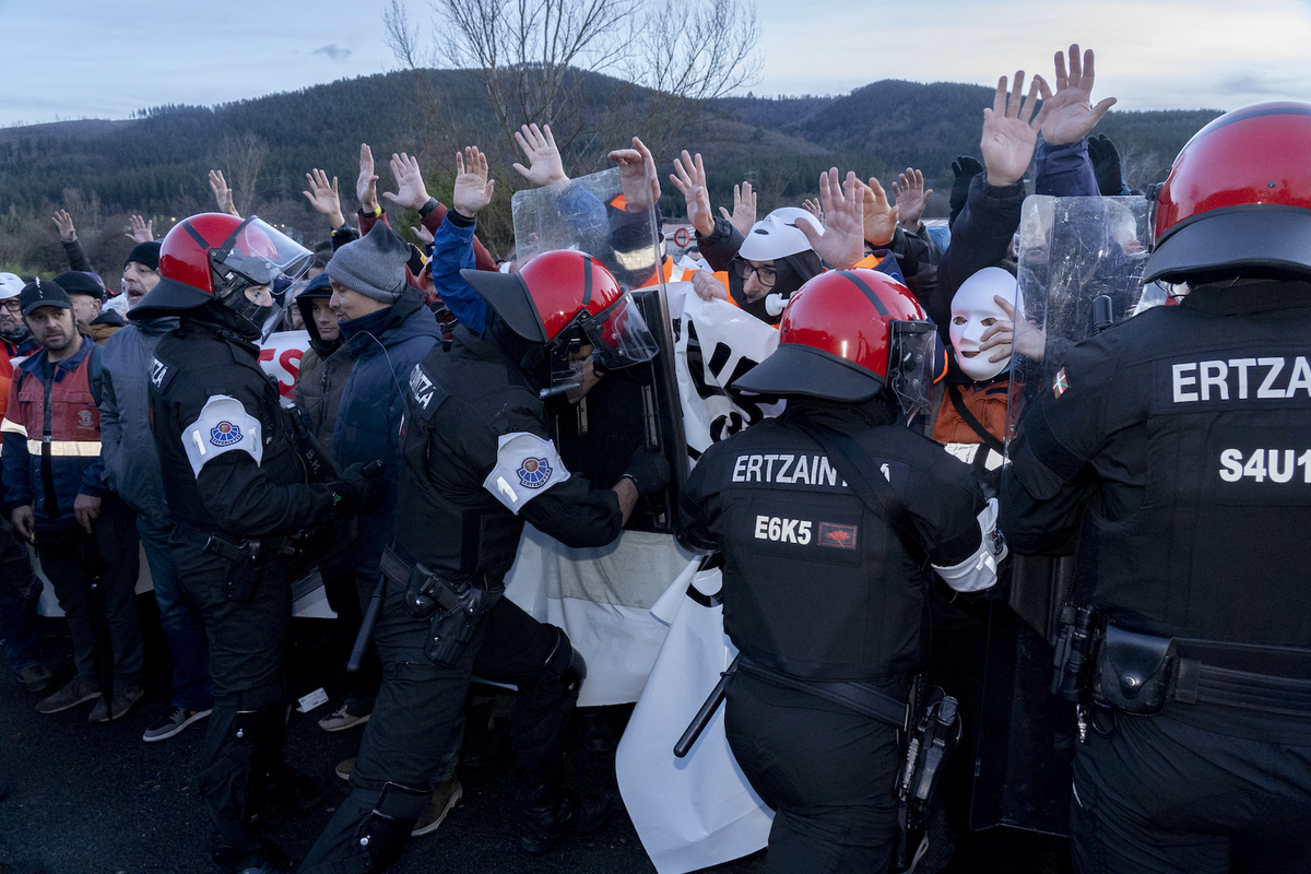 Langileen protesta, joan den astelehenean. (Raul BOGAJO/FOKU) Langileen protesta, joan den astelehenean. (Raul BOGAJO/FOKU)