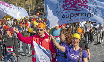 Aspanogik Donostian egindako Ipar Martxa, iazko otsailaren 15ean.