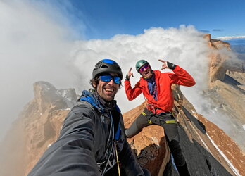 Martin eta Gomez, Paineko Dorreen zeharkaldiko protagonistak.