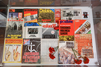 Martxoaren amaierara arte erakusketan ikusgai dagoenaren parte bat.