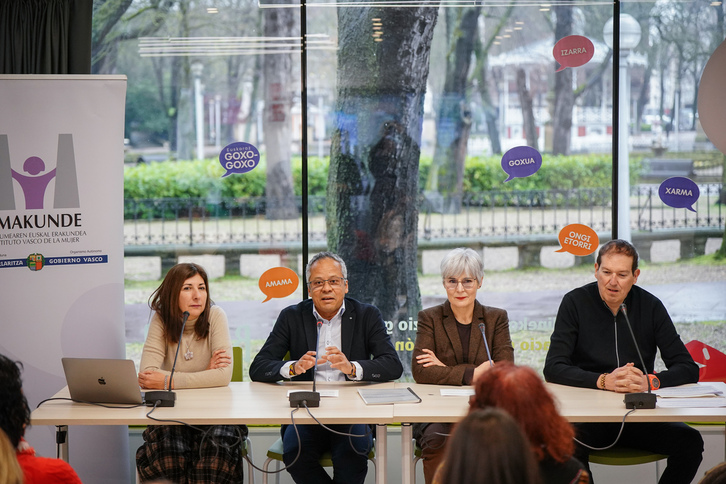 Presentación del trabajo 'Mujeres mayores que viven solas en la Comunidad Autónoma Vasca: ¿permiso social concedido?'