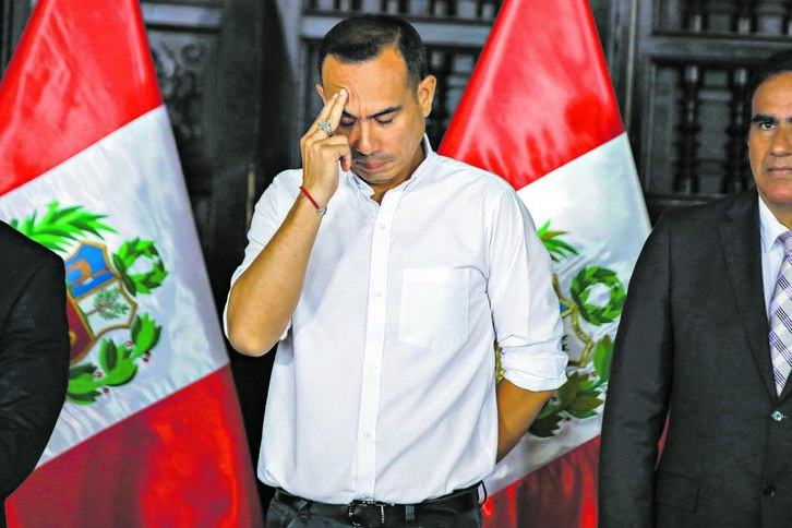 José Jerí, en un acto en el Palacio de Gobierno, la semana pasada.