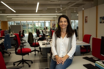 Raquel Gonzaléz, coordinadora de MSF en el Estado español, es responsable de la campaña «Nuestra Línea Roja».