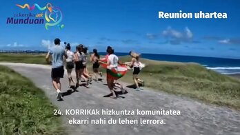 Korrika Munduan ekimaren spota