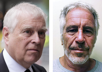 El expríncipe Andrés y el delincuente sexual Jeffrey Epstein.